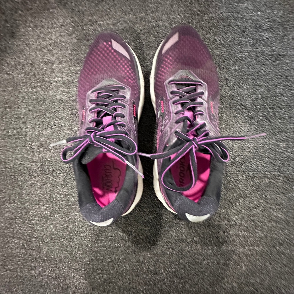 Brooks Ghost 12 Womens Running‎ Shoes Purple Pink 1203051B069 Size 9